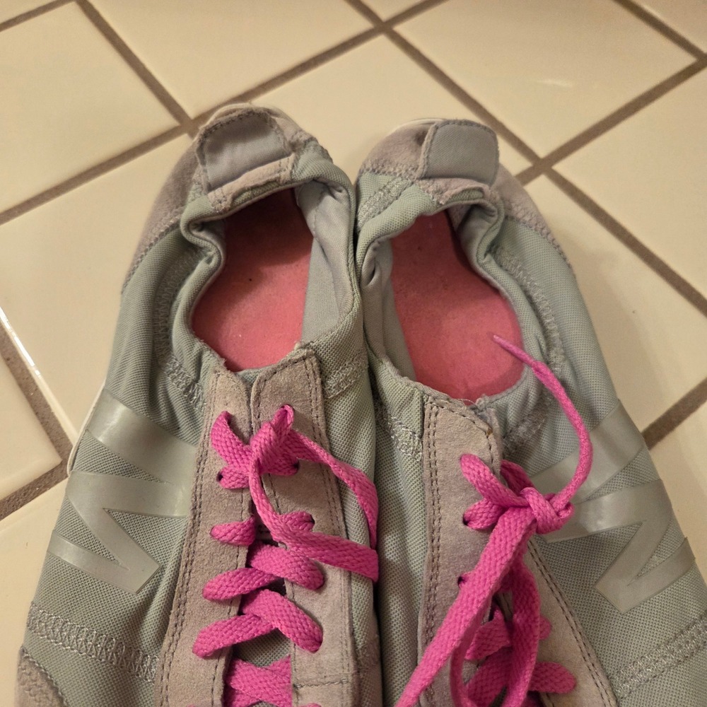 Merrell Drizzle Womens 9.5 Barefoot Minimalist Gray Pink Suede Sneaker J48936 - Picture 4 of 7